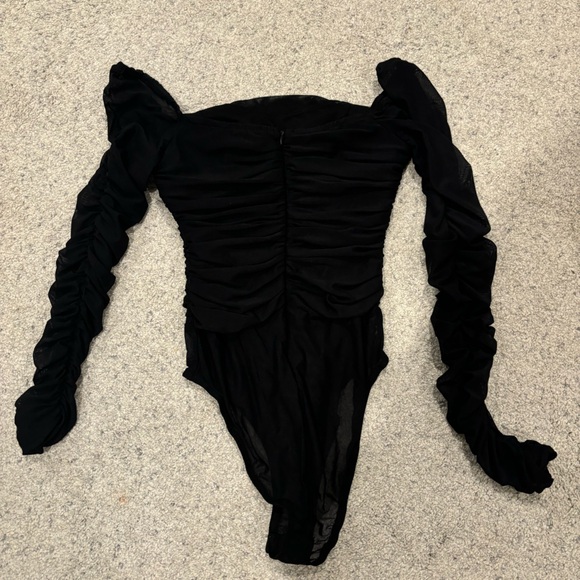 Princess Polly black bodysuit size 8 - Picture 3 of 3
